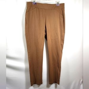 Chico's Travelers stretch pull on slacks women's 2 R  (L-12)   #1076